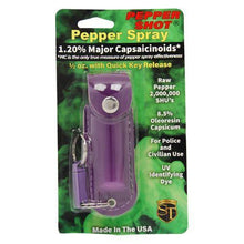Load image into Gallery viewer, 1/2 oz Leatherette Holster Pepper Spray
